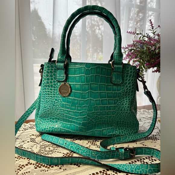 Patricia Nash Norcia Leather Crossbody Excellent Condition - Picture 1 of 6